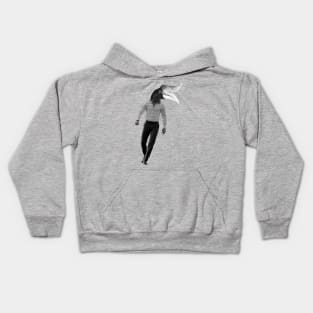 Singing human Kids Hoodie